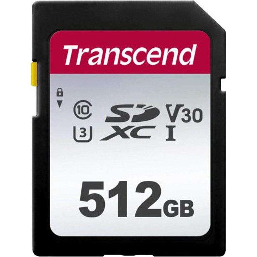 Карта памяти TRANSCEND SDHC 300S 512GB UHS-I U3 (TS512GSDC300S)