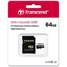 Карта памяти TRANSCEND microSDHC 350V 64GB High Endurance (TS64GUSD350V)
