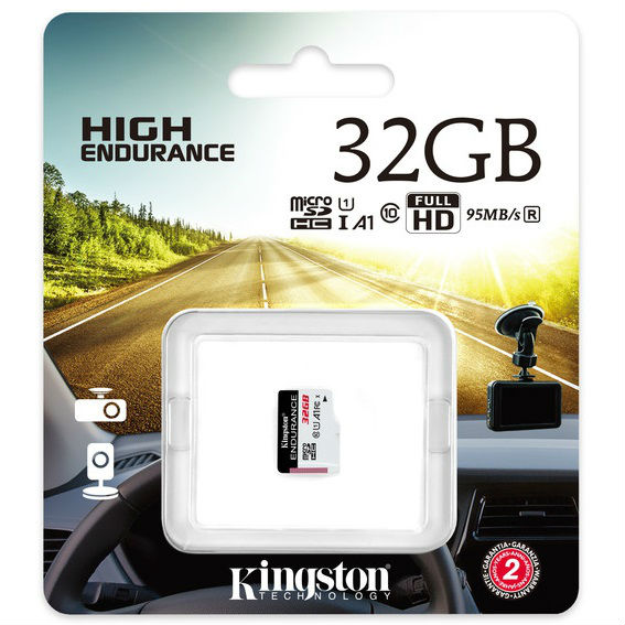 Карта памяти KINGSTON microSDHC High Endurance 32GB UHS-I Class 10 (SDCE/32GB) Тип карты micro-SDНС