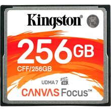 Карта памяти Kingston CompactFlash 256GB Canvas Focus (CFF/256GB)