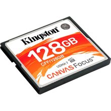 Карта памяти Kingston CompactFlash 256GB Canvas Focus (CFF/256GB)