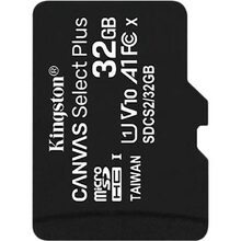 Купить в Запорожье - Карта памяти KINGSTON microSDHC 32Gb Canvas Select+ A1 (R100/W10) (SDCS2/32GBSP)