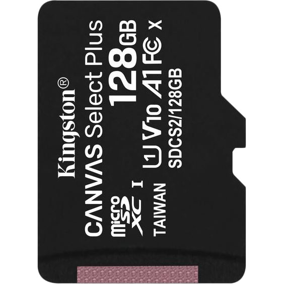 Карта пам'яті KINGSTON microSDXC 128Gb Canvas Select+ A1 (R100/W85) (SDCS2/128GBSP)