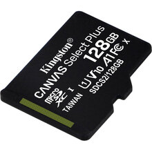 Карта пам'яті KINGSTON microSDXC 128Gb Canvas Select+ A1 (R100/W85) (SDCS2/128GBSP)