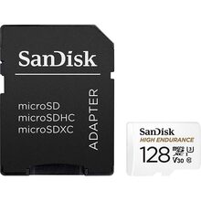 Карта памяти SANDISK microSDXC 128GB High Endurance C10 UHS-I U3 (SDSQQNR-128G-GN6IA)