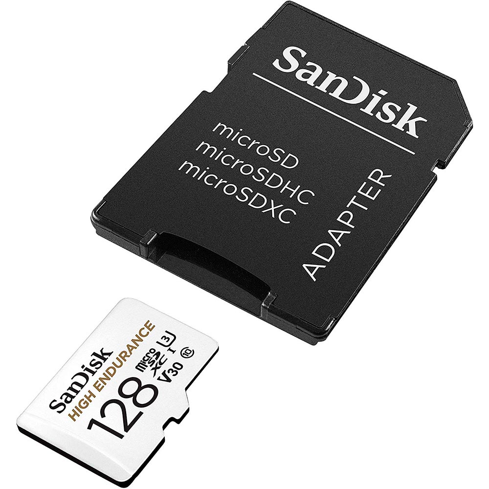 Карта памяти SANDISK microSDXC 128GB High Endurance C10 UHS-I U3 (SDSQQNR-128G-GN6IA) Тип карты micro-SDXC