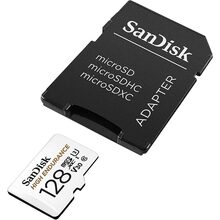 Карта памяти SANDISK microSDXC 128GB High Endurance C10 UHS-I U3 (SDSQQNR-128G-GN6IA)