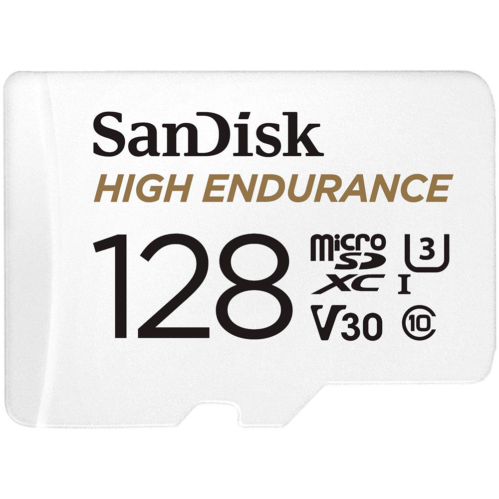 Карта пам'яті SANDISK microSDXC 128GB High Endurance C10 UHS-I U3 (SDSQQNR-128G-GN6IA) Об'єм пам'яті 128 Гб