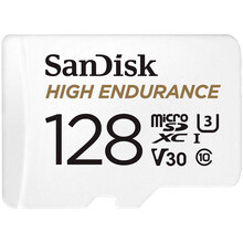 Карта памяти SANDISK microSDXC 128GB High Endurance C10 UHS-I U3 (SDSQQNR-128G-GN6IA)