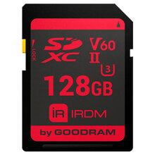 Карта пам'яті GOODRAM SDXC 128Gb IRDM V60 UHS-II U3 (IR-S6B0-1280R11)