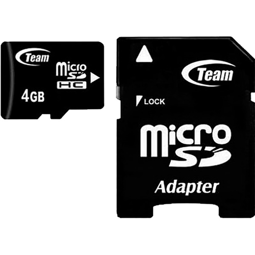 Карта пам'яті TEAM Micro SDHC 4GB Class 10 (TUSDH4GCL1003)