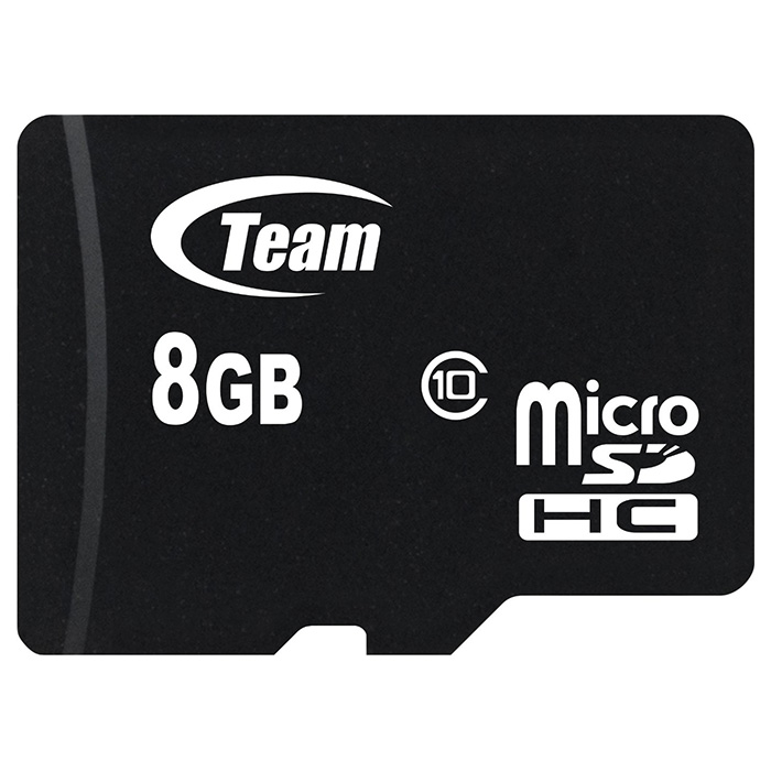 

Карта памяти TEAM Micro SDHC 8GB Class 10 (TUSDH8GCL1002), Micro SDHC 8GB Class 10 (TUSDH8GCL1002)