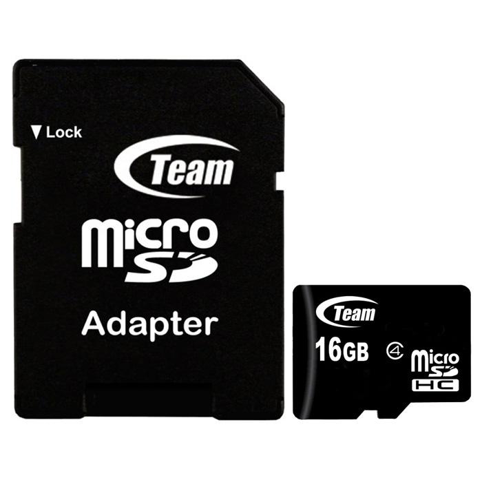 

Карта памяти TEAM Micro SDHC 16GB Class 4 (TUSDH16GCL403), Micro SDHC 16GB Class 4 (TUSDH16GCL403)