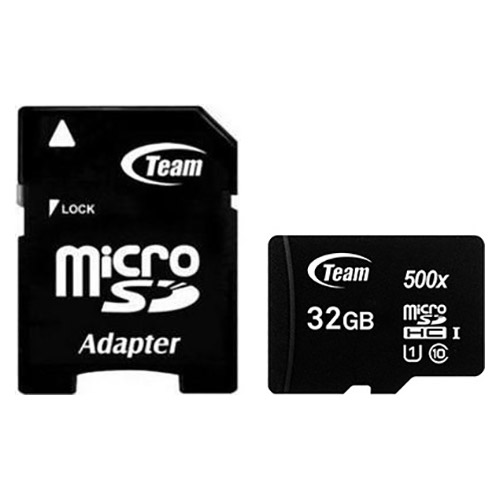 Карта пам'яті TEAM Micro SDHC/SDXC 32GB UHS-I (TUSDH32GCL10U03)