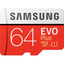 Карта пам'яті SAMSUNG microSDXC 64GB PLUS EVO UHS-I U1 (MB-MC64HA/RU)