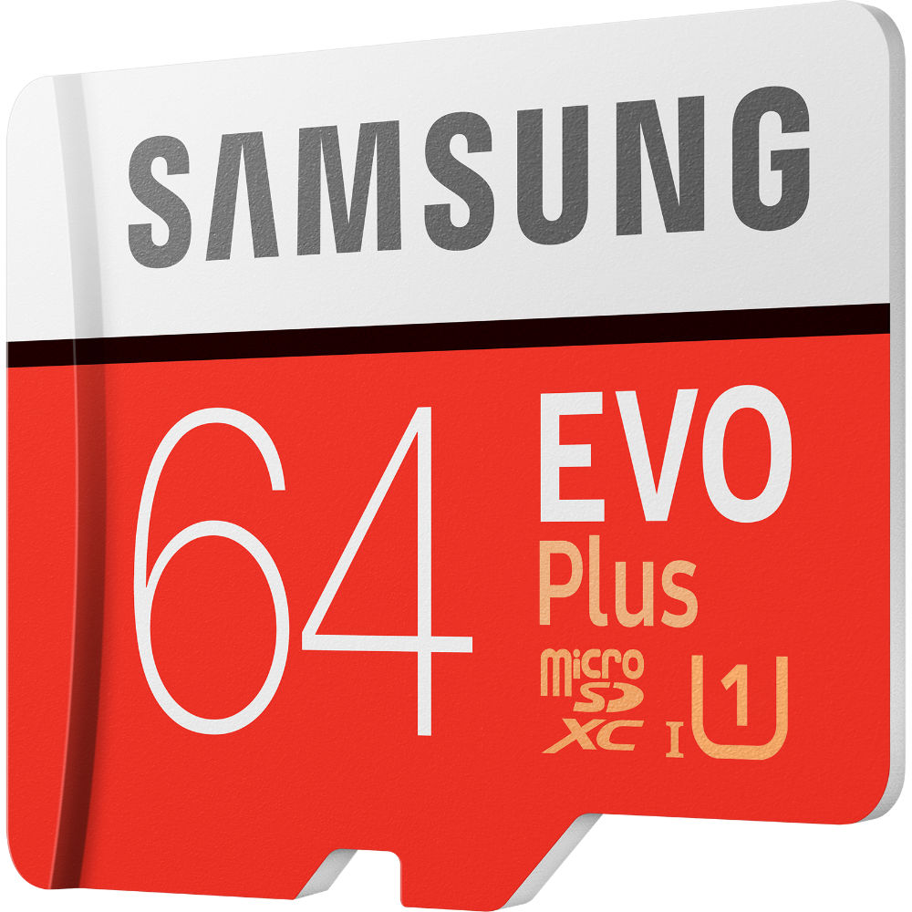 Карта памяти SAMSUNG microSDXC 64GB EVO PLUS UHS-I U1 (MB-MC64HA/RU) Тип карты micro-SDXC