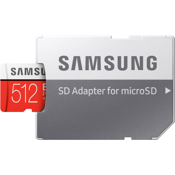 Карта пам'яті SAMSUNG Plus EVO microSDXC 512GB UHS-I (MB-MC512HA/RU) Об'єм пам'яті 512 Гб