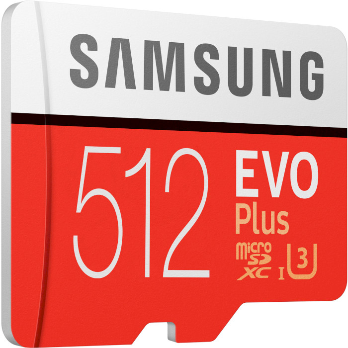 Карта пам'яті SAMSUNG Plus EVO microSDXC 512GB UHS-I (MB-MC512HA/RU) Клас UHS-I (U3)