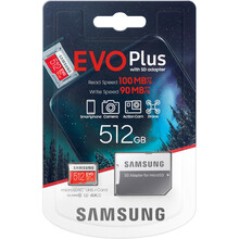 Карта пам'яті SAMSUNG Plus EVO microSDXC 512GB UHS-I (MB-MC512HA/RU)