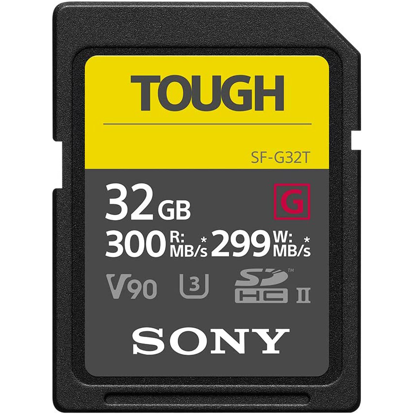 Карта памяти SONY 32 GB SDHC C10 UHS-II U3 V90 Tough (SF32TG)