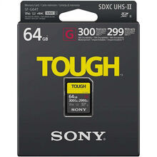 Карта памяти SONY 64 GB SDXC C10 UHS-II U3 V90 Tough (SF64TG)