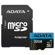 Карта пам'яті ADATA microSDHC 32GB C10 UHS-I A1 + SD