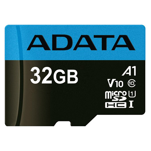 Карта памяти ADATA 32GB microSDHC C10 UHS-I A1 + SD Тип карты micro-SDНС