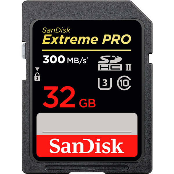 

Карта памяти SANDISK SDHC 32GB C10 UHS-II R300/W260MB/s 4K Extreme Pro (SDSDXPK-032G-GN4IN), 32GB SDHC C10 UHS-II R300/W260MB/s 4K Extreme Pro