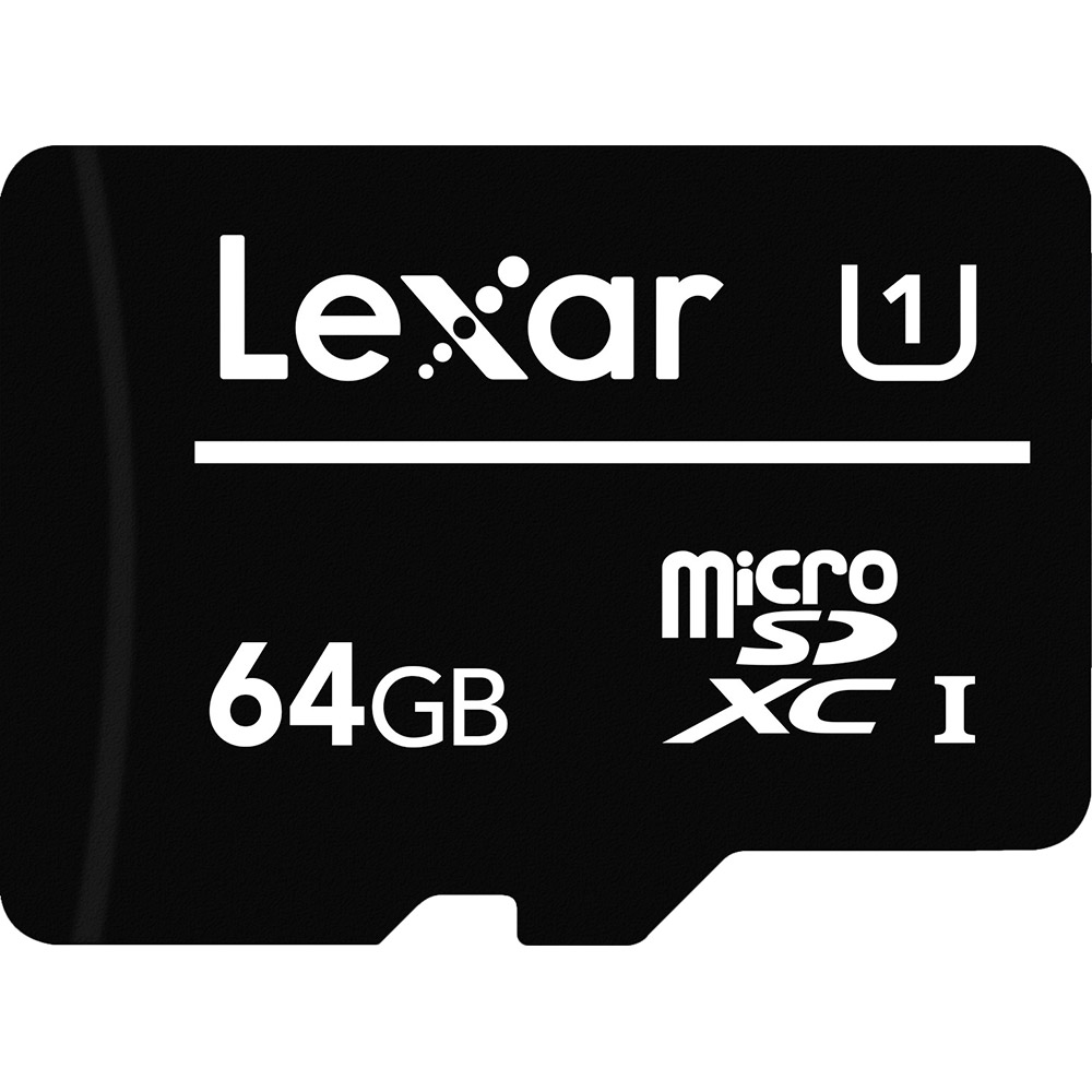 

Карта памяти LEXAR microSDHC 64GB High-Performance C10 UHS-I (LFSDM10-64GABC10), 64GB High-Performance C10 microSDHC UHS-I