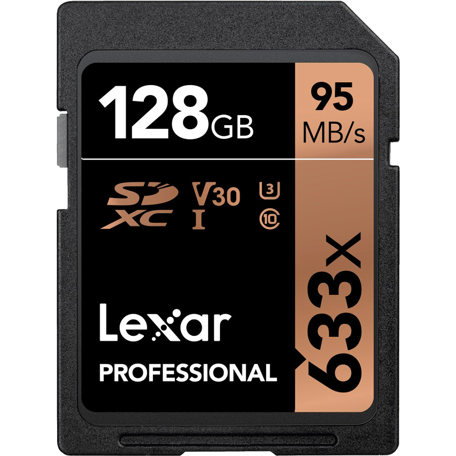 

Карта памяти LEXAR SDXC 128 GB Professional 633x UHS-I (LSD128CB633), 128GB Professional 633x SDXC UHS-I
