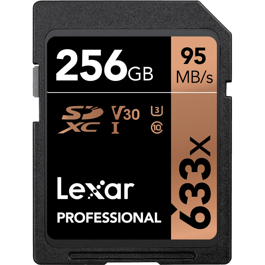 

Карта памяти LEXAR SDXC 256 GB Professional 663x UHS-I (LSD256CB633), 256GB Professional 633x SDXC UHS-I