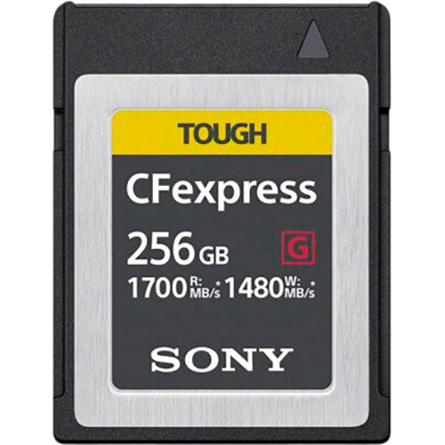 

Карта памяти SONY CFexpress 256 GB Type B R1700/W1480 (CEBG256.SYM), CFexpress Type B 256GB R1700/W1480