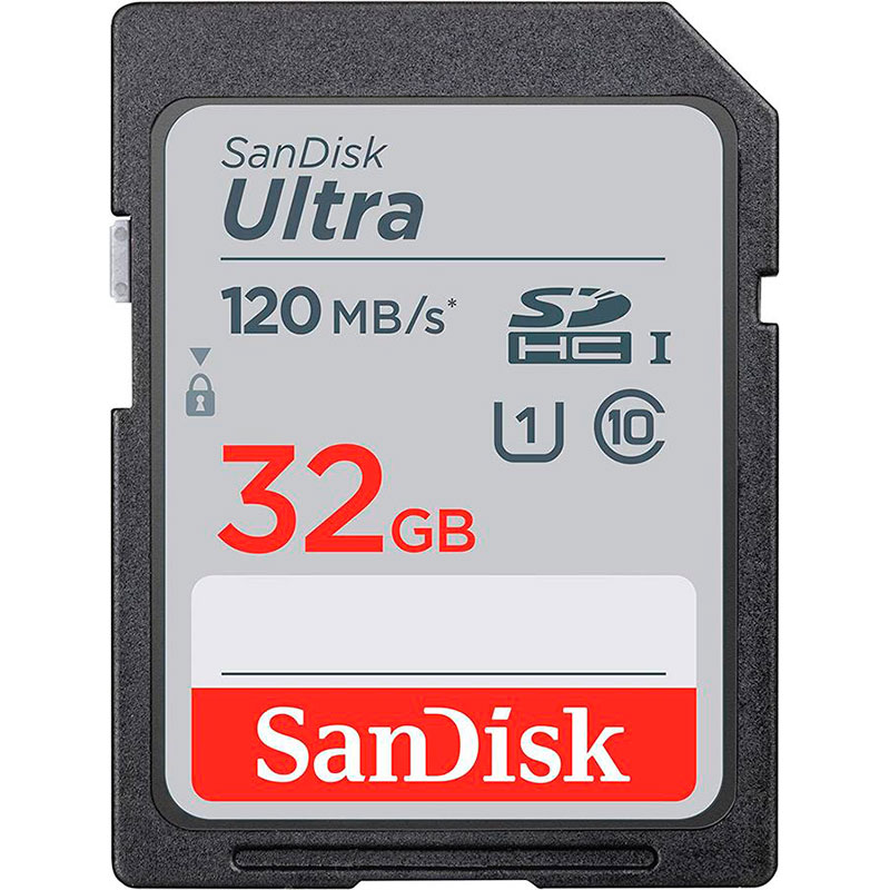 Карта памяти SANDISK 32GB SDHC C10 UHS-I (SDSDUN4-032G-GN6IN)