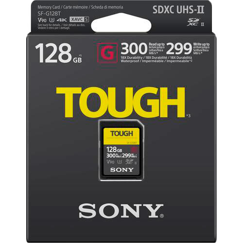 Карта памяти SONY 128GB SDXC C10 UHS-II U3 V90 (SFG1TG) Тип карты SDXC