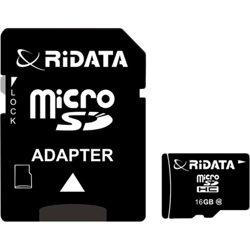 Карта памяти RIDATA CARD microSDHC 16 Gb CLASS 10 (9F316G0RDAD05)