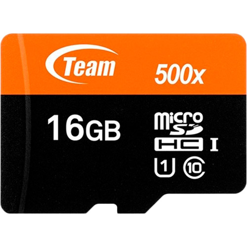 Карта пам'яті TEAM MicroSDHC 16 GB UHS-I Class 10 Black (TUSDH16GCL10U02)