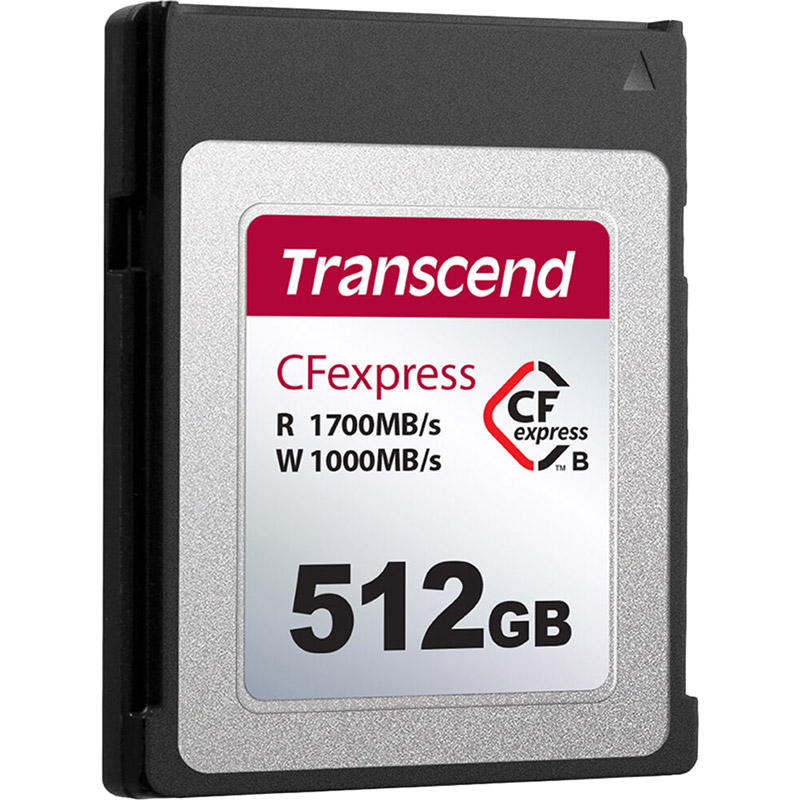 Карта памяти TRANSCEND CFExpress 820 Type B 512GB R1700/W1100MB/s (TS512GCFE820)