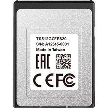 Карта памяти TRANSCEND CFExpress 820 Type B 512GB R1700/W1100MB/s (TS512GCFE820)
