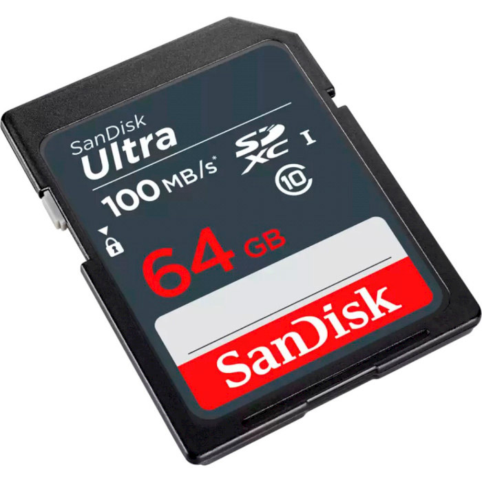 Карта памяти SANDISK 64GB SDXC C10 UHS-I Ultra Lite (SDSDUNR-064G-GN3IN) Тип карты SDXC