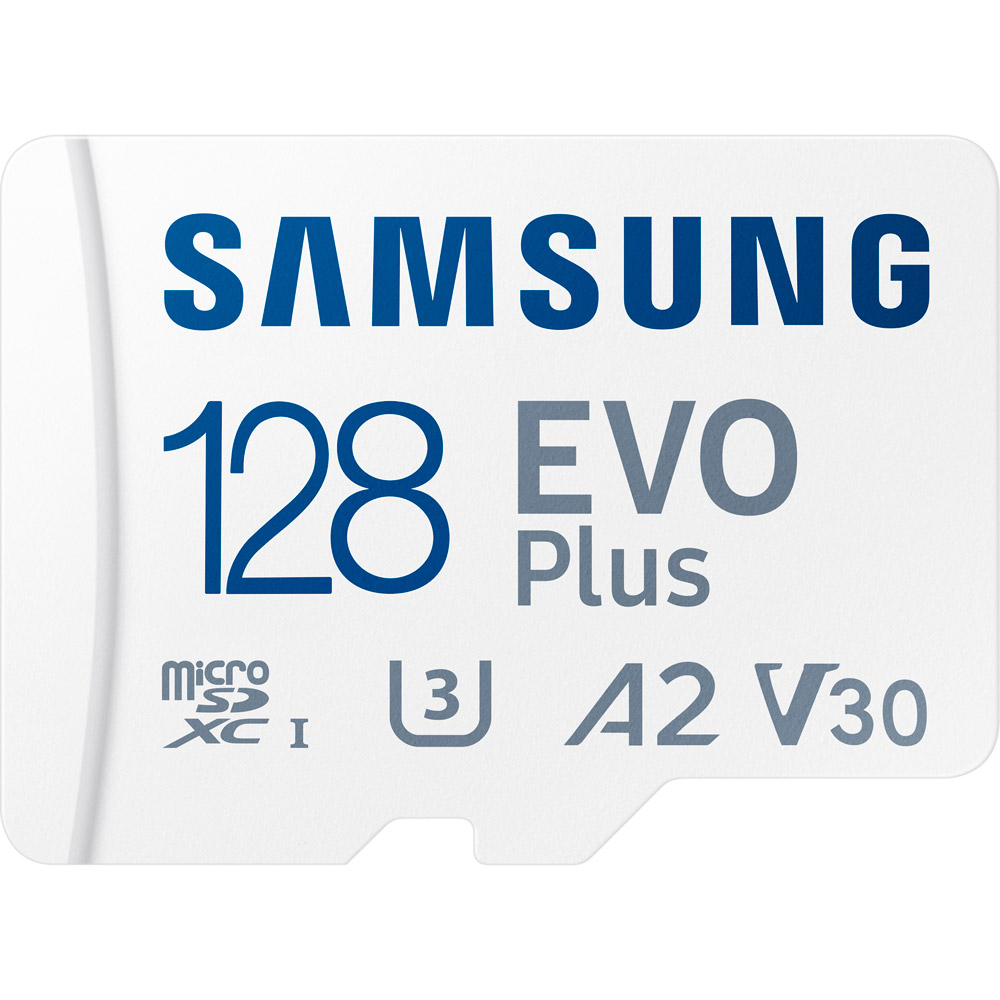 

Карта памяти SAMSUNG microSDXC 128GB EVO PLUS A2 V30 (MB-MC128KA/RU), microSDXC 128GB EVO PLUS A2 V30 (MB-MC128KA/RU)