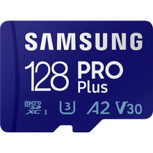 Карта пам'яті SAMSUNG microSDXC 128GB PRO PLUS A2 V30 (MB-MD128KA / RU)