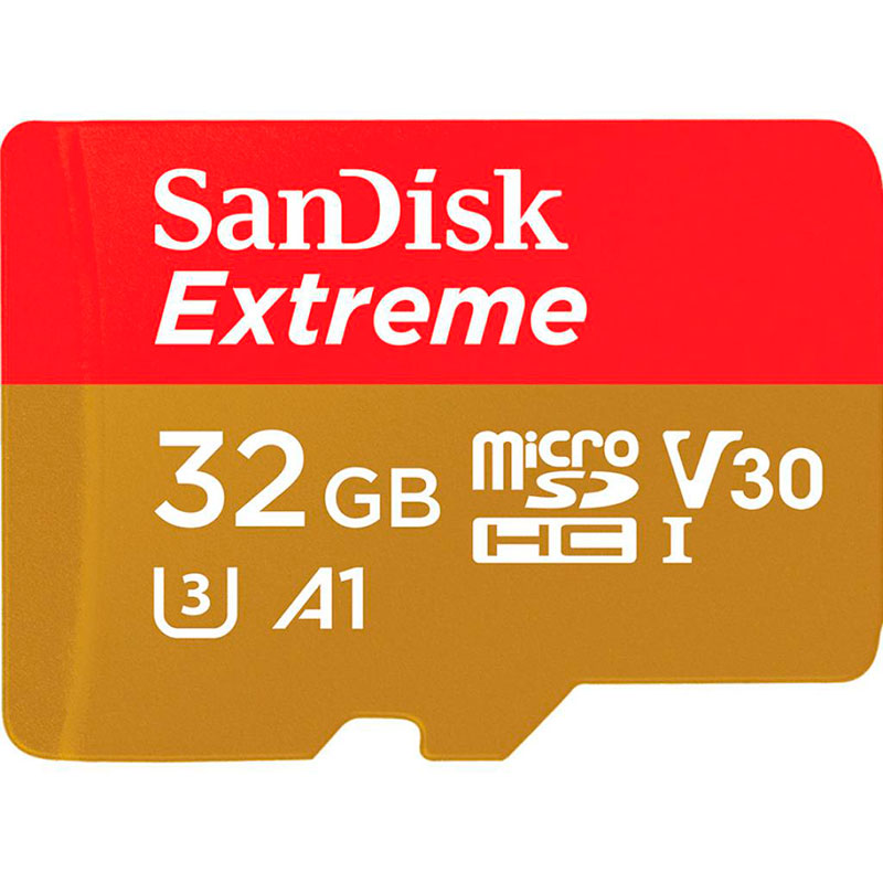 

Карта памяти SANDISK microSDHC 32GB Extreme Class 10 (SDSQXAF-032G-GN6GN), Extreme microSDHC 32GB for Mobile