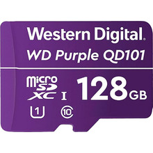 Купити у Запоріжжі - Карта пам'яті WD Purple 128GB microSDXC UHS-I (WDD128G1P0C)