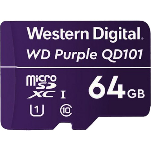 Карта пам'яті WD Purple 64GB microSDXC UHS-I (WDD064G1P0C)