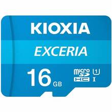 Карта памяти KIOXIA Exceria microSDHC 16Gb Class 10 UHS I (LMEX1L016GG2)