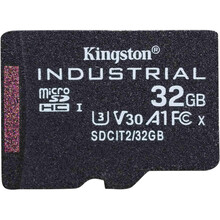 Карта памяти KINGSTON microSDHC 32GB Industrial pSLC C10 A1