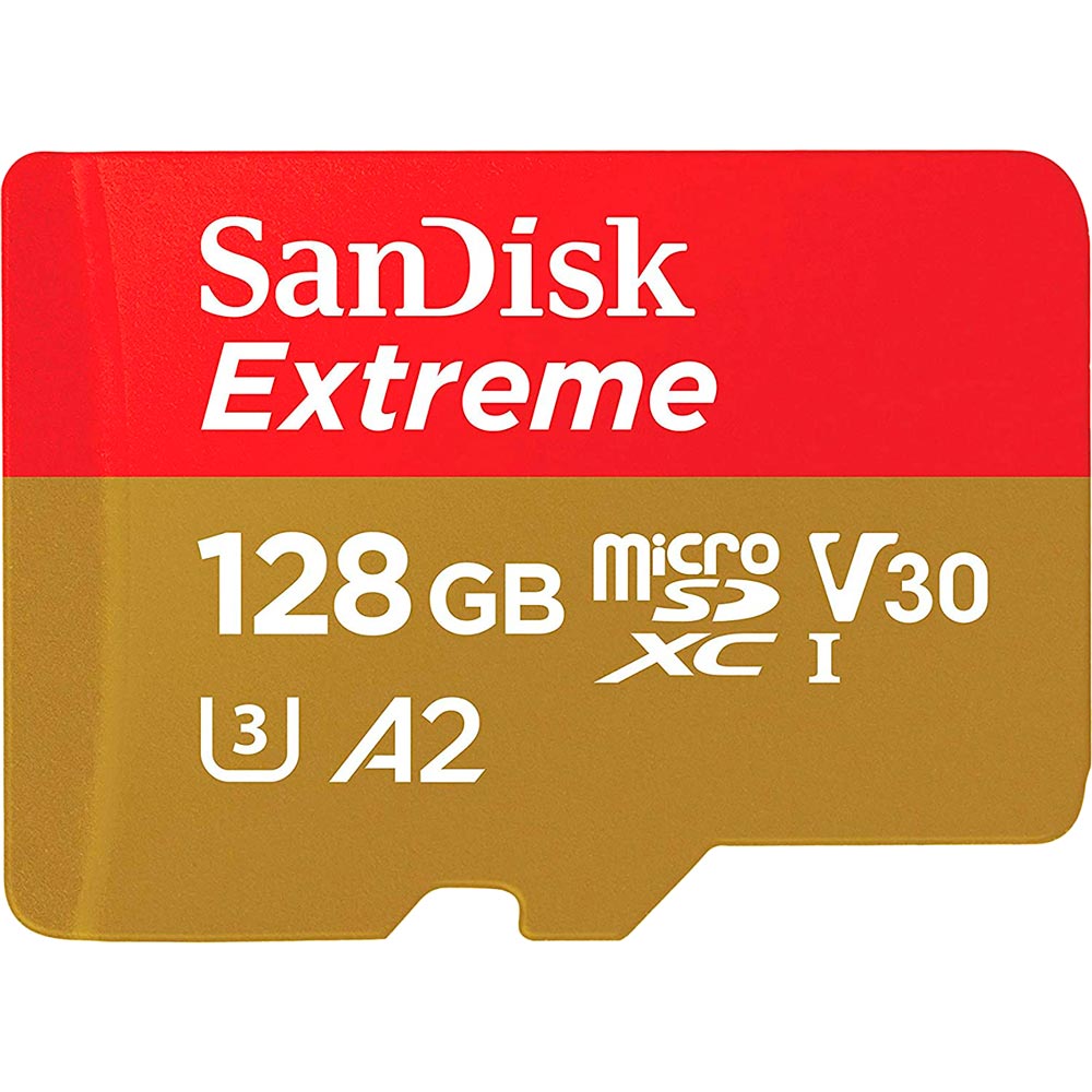 

Карта памяти SanDisk microSDXC Extreme V30 128GB UHS-I (SDSQXA1-128G-GN6MN), 128GB microSDXC C10 UHS-I U3 Extreme V30