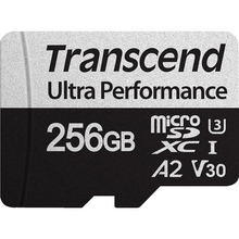 Карта памяти TRANSCEND microSDXC 340S 256GB UHS-I U3 A2 no ad (TS256GUSD340S)