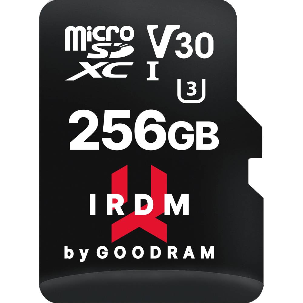 Карта памяти GOODRAM microSDXC 256GB IRDM UHS-I U3 V30 + Адаптер (IR-M3AA-2560R12)