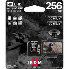 Карта памяти GOODRAM microSDXC 256GB IRDM UHS-I U3 V30 + Адаптер (IR-M3AA-2560R12)